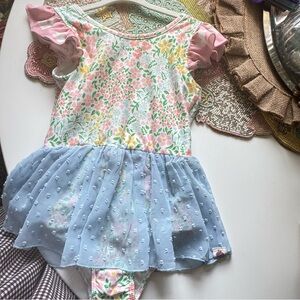 Cheeky Plum Farrah Leotard -5T EUC